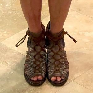 Freebird Wazee booties. Original tag on sole; $235.00